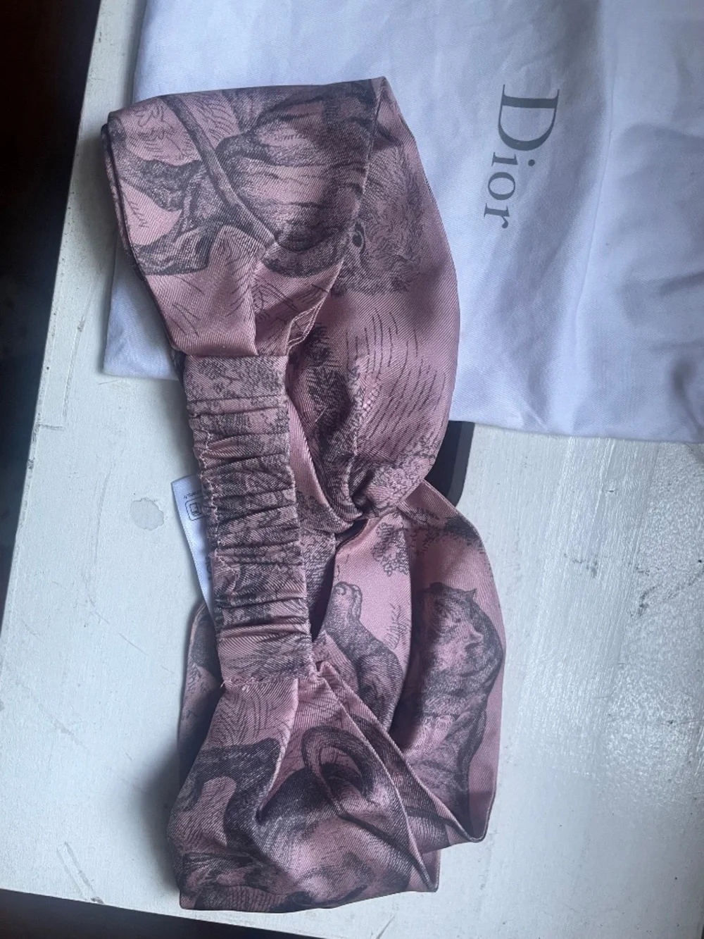 Silk headband Dior